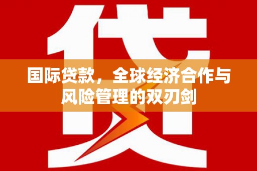 西和国际贷款，全球经济合作与风险管理的双刃剑