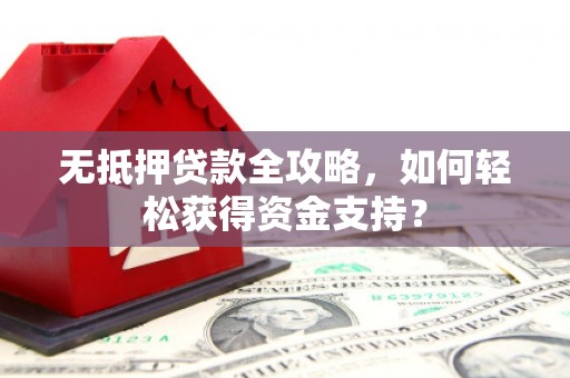 大东无抵押贷款全攻略，如何轻松获得资金支持？