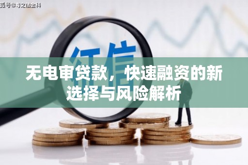 木兰无电审贷款，快速融资的新选择与风险解析