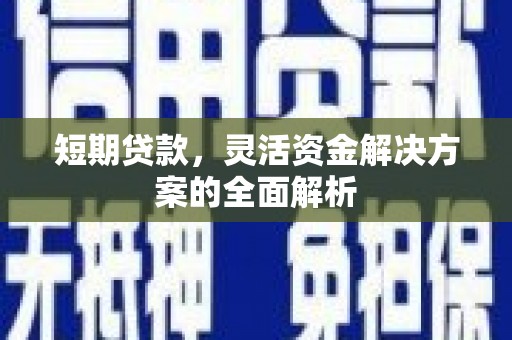 清丰短期贷款，灵活资金解决方案的全面解析