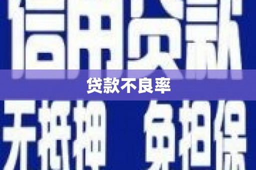 清新贷款不良率