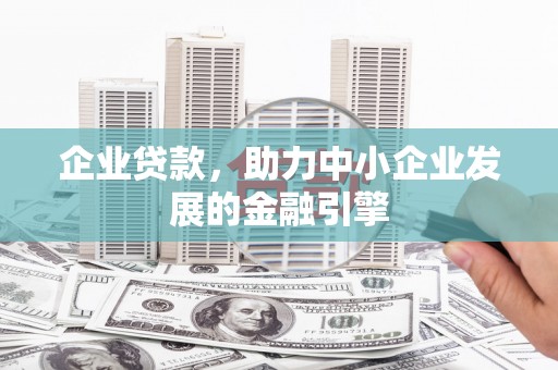 兴隆企业贷款，助力中小企业发展的金融引擎