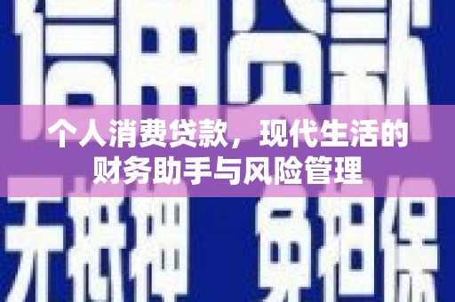 韶关个人消费贷款，现代生活的财务助手与风险管理