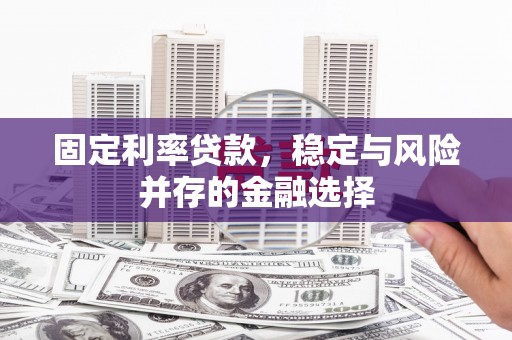 城厢固定利率贷款，稳定与风险并存的金融选择