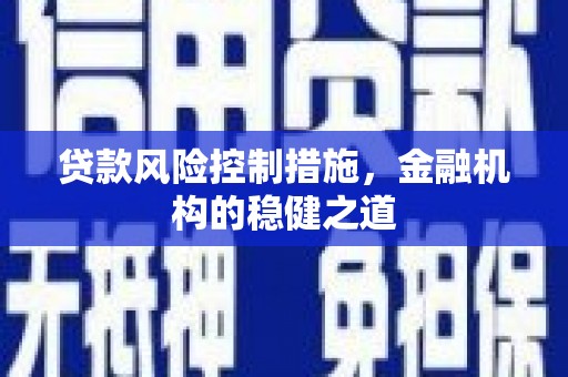 新民贷款风险控制措施，金融机构的稳健之道